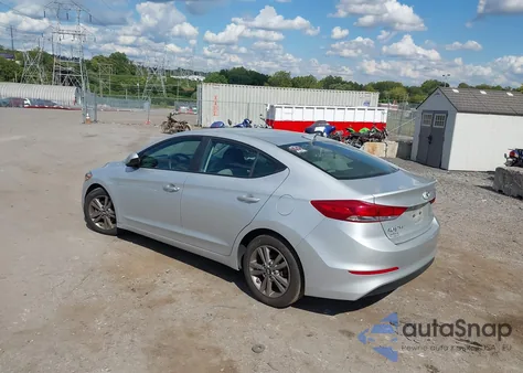 2018 Hyundai Elantra Sel из США, поврежденный, VIN 5NPD84LF7JH336749